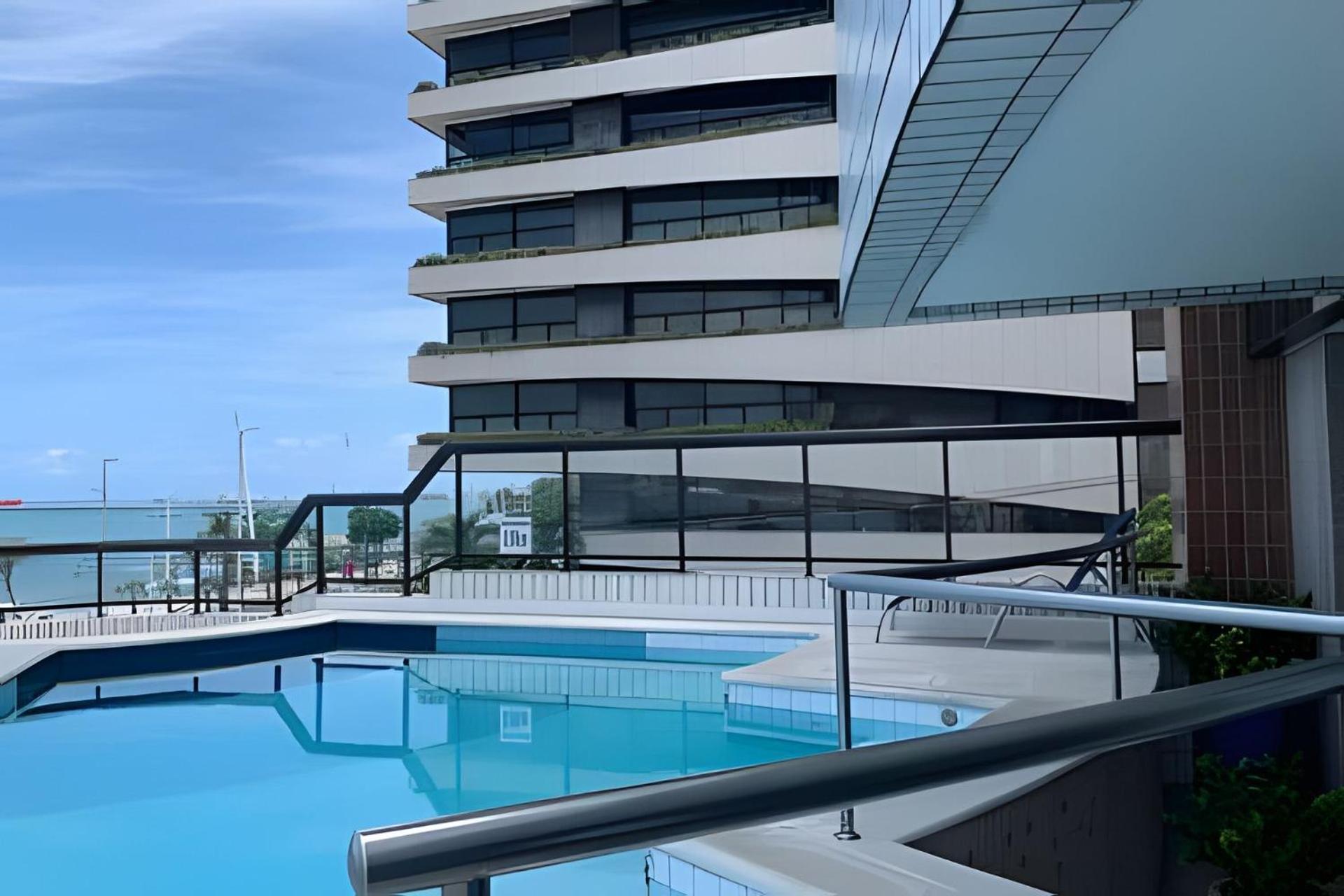 Hosts Br - Flat Frente Mar Na Beira Mar Lägenhet Fortaleza  Exteriör bild