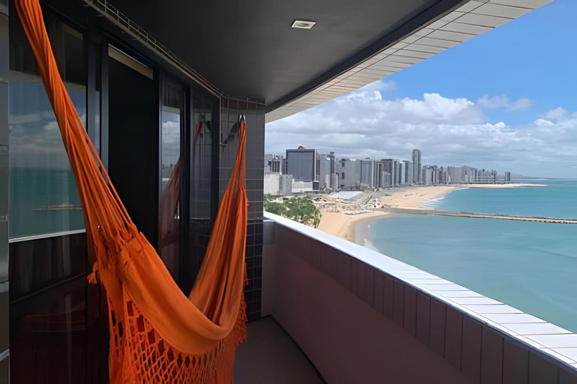 Hosts Br - Flat Frente Mar Na Beira Mar Lägenhet Fortaleza  Exteriör bild