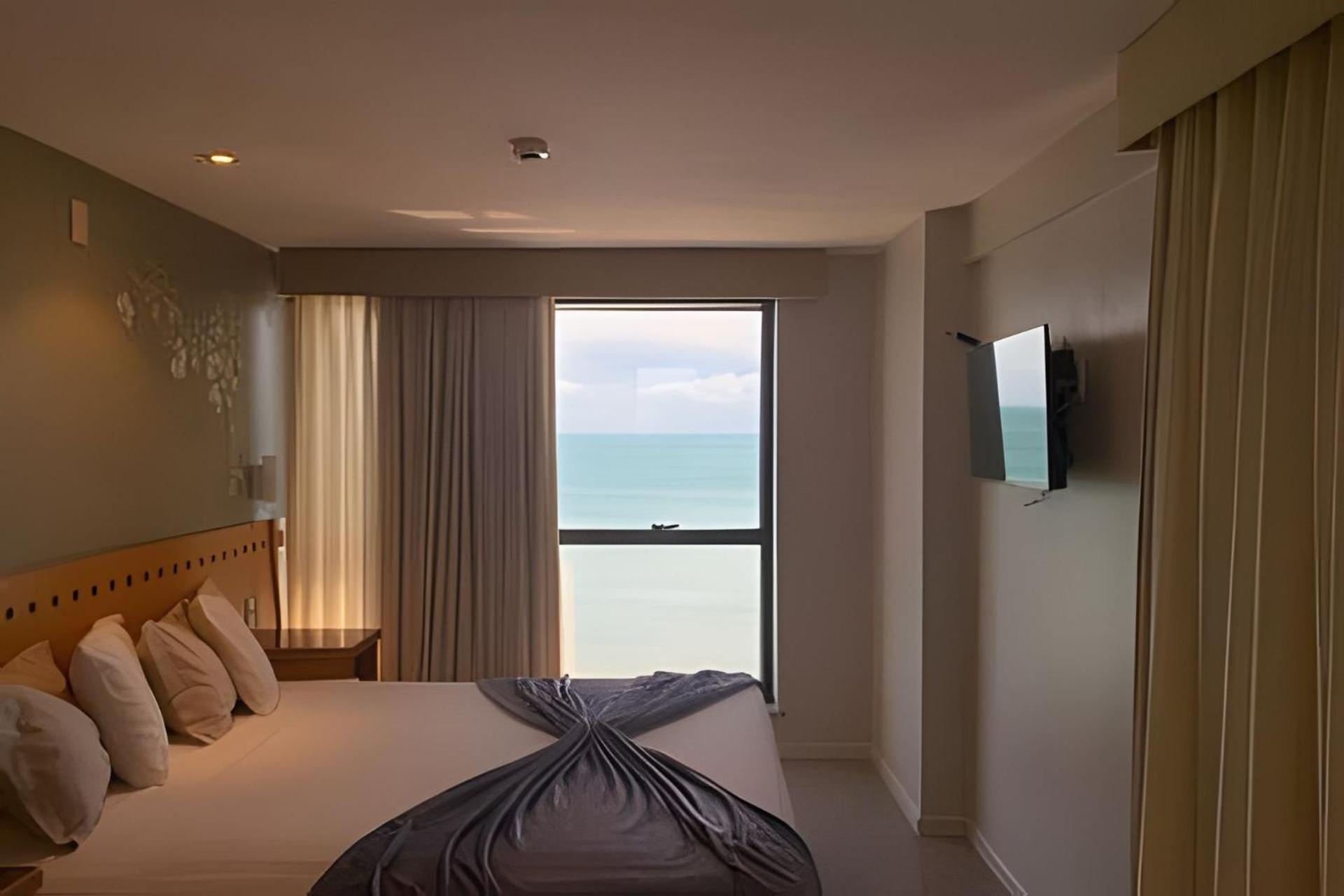 Hosts Br - Flat Frente Mar Na Beira Mar Lägenhet Fortaleza  Exteriör bild